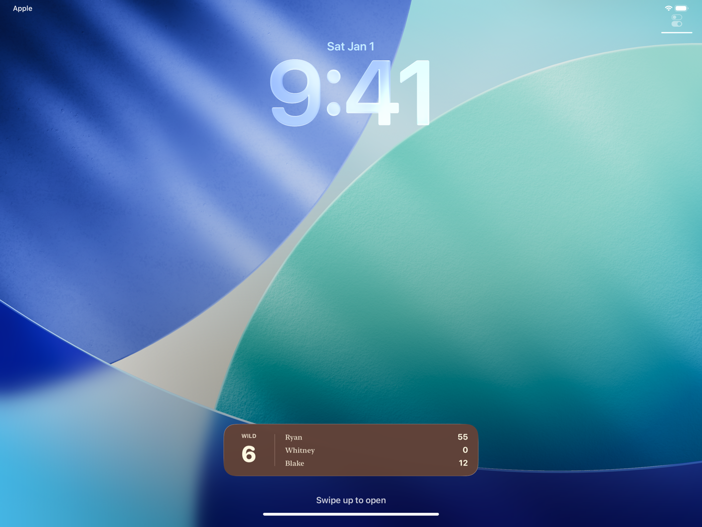 Lock screen Live Activity on iPad